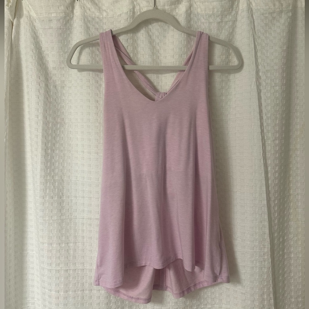 Pink athleta tank top